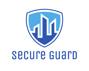 Office Building Security Shield logo