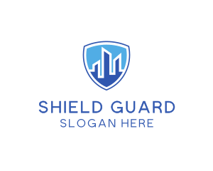 Office Building Security Shield logo
