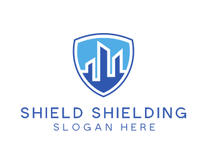 Office Building Security Shield logo