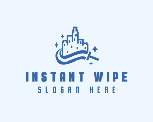 City Wipe Cleaning logo design