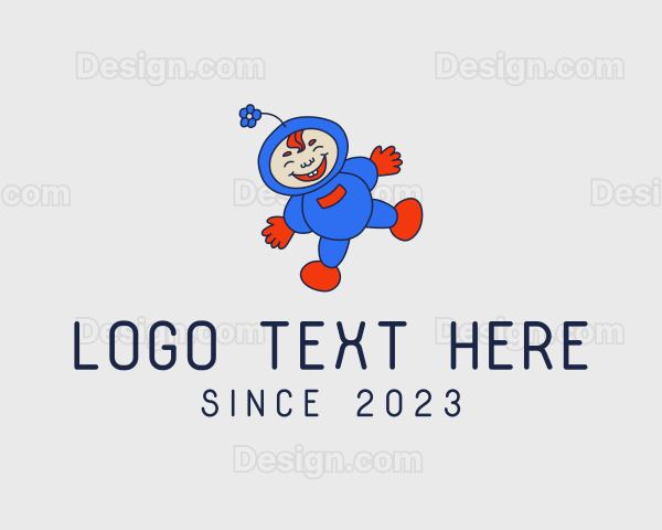 Happy Preschool Boy Logo