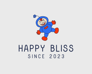 Happy Preschool Boy  logo design