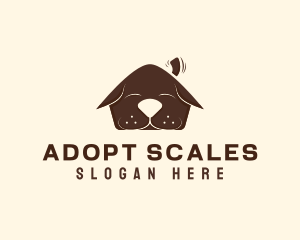 Dog Home Shelter logo design