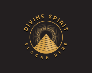 Egyptian Pyramid Landmark logo