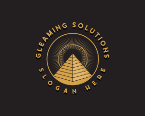 Egyptian Pyramid Landmark logo design