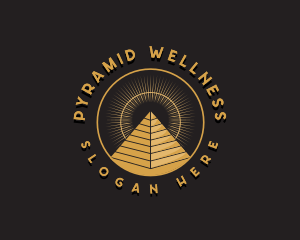 Egyptian Pyramid Landmark logo design