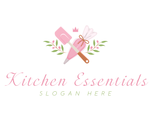 Kitchen Baking Spatula logo design