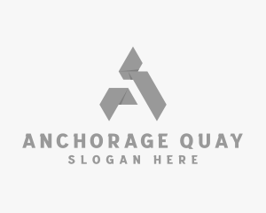 Paper Origami Craft  logo design