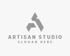 Paper Origami Craft  logo design