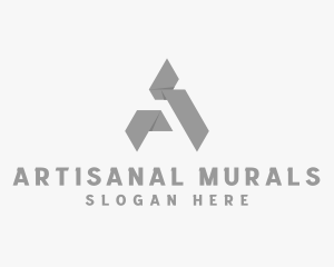 Paper Origami Craft  logo design