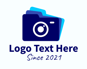 Attachment - Files Folder Camera logo design