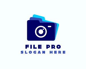 Files Folder Camera  logo design