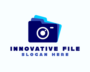 Files Folder Camera  logo design