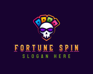 Gaming Casino Skull logo