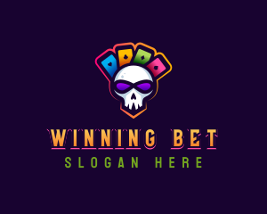 Gaming Casino Skull logo design