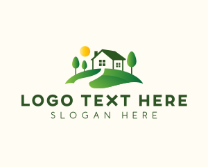 Lawn Landscaping House logo