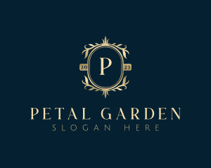 Elegant Floral Leaves logo design