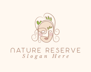 Natural Woman Face Cosmetics logo design