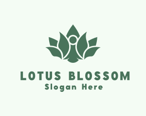 Lotus Flower Yoga logo design