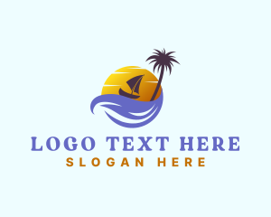 Tropical Island Boat Sailing logo