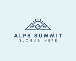 Mountain Summit Journey logo design