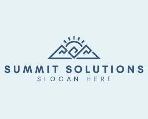 Mountain Summit Journey logo design