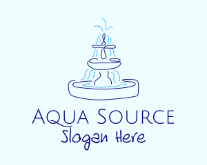 Blue Water Fountain logo