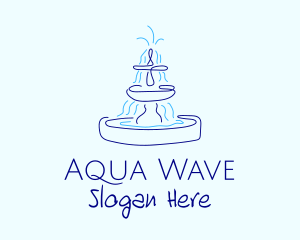 Blue Water Fountain logo