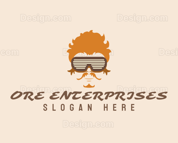 Cool Retro Sunglasses Logo