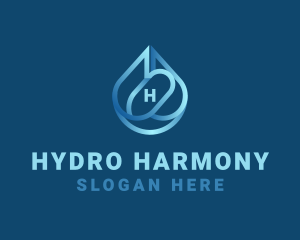 Abstract Water Droplet logo