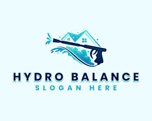Power Wash Hydro Cleaner logo design