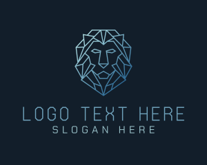 Geometric Lion Business logo