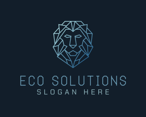 Geometric Lion Business logo