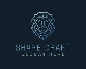 Geometric Lion Business logo