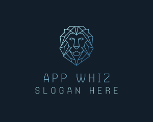 Geometric Lion Business logo design