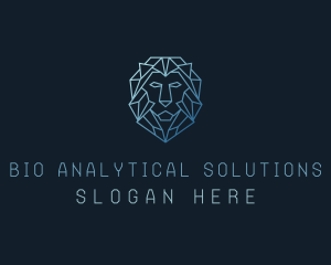 Geometric Lion Business logo design