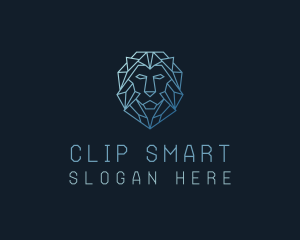 Geometric Lion Business logo design