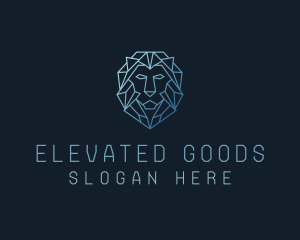 Geometric Lion Business logo design