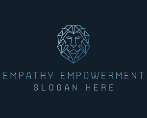 Geometric Lion Business logo design