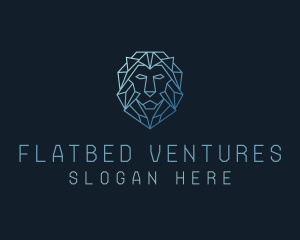 Geometric Lion Business logo design