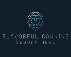 Geometric Lion Business logo design