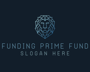 Geometric Lion Business logo design