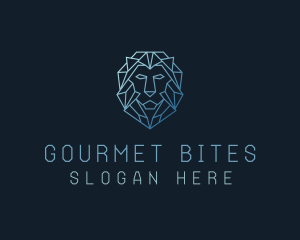 Geometric Lion Business logo design