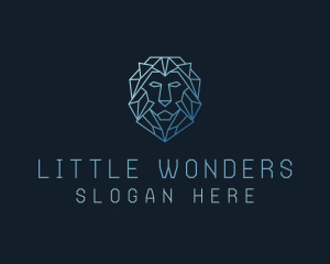 Geometric Lion Business logo design