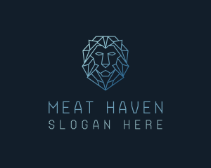 Geometric Lion Business logo design