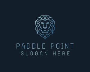 Geometric Lion Business logo design