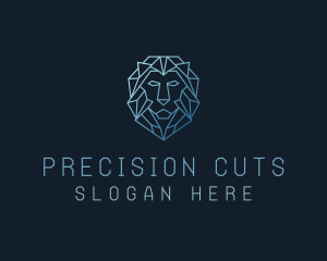 Geometric Lion Business logo design