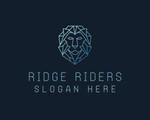 Geometric Lion Business logo design