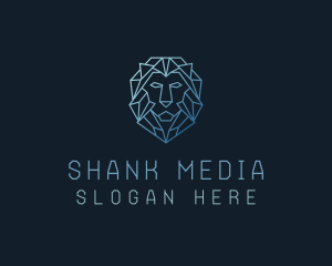 Geometric Lion Business logo design