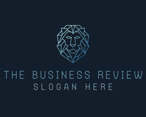 Geometric Lion Business logo design